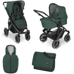 ABC DESIGN Kinderwagen Salsa 4 Air Set Basil Collection 2023