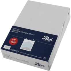 Alvi ® Hoeslaken Dubbelpak Zilver/zilver 40 X 90 Cm -Jollein Winkel alvi hoeslaken dubbelpak zilver zilver 40 x 90 cm a313031 4