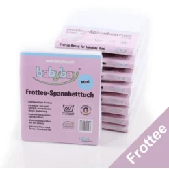 Babybay Maxi Hoeslaken Badstof/molton Wit
