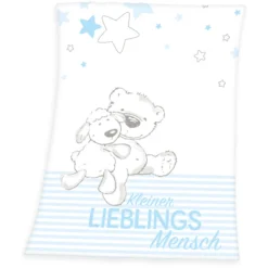 Babybest® Microvezelvliesdeken Weinig Favoriet Blauw