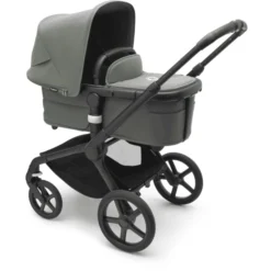 Bugaboo Combi Kinderwagen Fox 5 Met Toebehoren Black / Forest Green -Jollein Winkel bugaboo combi kinderwagen fox 5 met toebehoren black forest green a416758 4