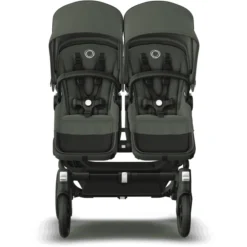 Bugaboo Duo Kinderwagen Donkey 5 Twin Complete Black/Forest Green -Jollein Winkel bugaboo duo kinderwagen donkey 5 twin complete black forest green a381983 1