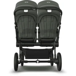 Bugaboo Duo Kinderwagen Donkey 5 Twin Complete Black/Forest Green -Jollein Winkel bugaboo duo kinderwagen donkey 5 twin complete black forest green a381983 3