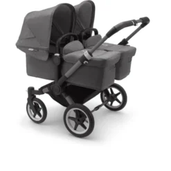 Bugaboo Kinderwagen Donkey 5 Twin Complete Graphite/Grey Melange