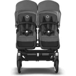 Bugaboo Kinderwagen Donkey 5 Twin Complete Graphite/Grey Melange -Jollein Winkel bugaboo kinderwagen donkey 5 twin complete graphite grey melange a381977 3