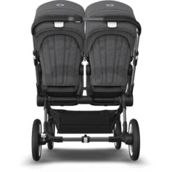 Bugaboo Kinderwagen Donkey 5 Twin Complete Graphite/Grey Melange -Jollein Winkel bugaboo kinderwagen donkey 5 twin complete graphite grey melange a381977 4