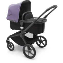 Bugaboo Kinderwagen Fox 5 Met Reiswieg En Zitje Black /Astro Purple -Jollein Winkel bugaboo kinderwagen fox 5 met reiswieg en zitje black astro purple a414512 2