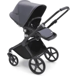Bugaboo Kinderwagen Fox Cub Met Reiswieg En Zitje Black /Stormy Blue -Jollein Winkel bugaboo kinderwagen fox cub met reiswieg en zitje black stormy blue a410115 1