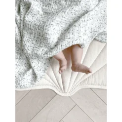 Cam Cam Copenhagen Mousseline Babydeken Green Leaves -Jollein Winkel cam cam copenhagen mousseline babydeken green leaves a370757 2