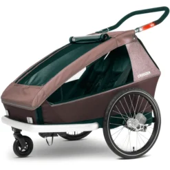 CROOZER Kid Vaaya 2 Blossom Red Kinderfietskar Inclusief Beschermbak Voor De Voetenruimte -Jollein Winkel croozer kid vaaya 2 blossom red kinderfietskar inclusief beschermbak voor de voetenruimte a417105 4