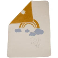 DAVID FUSSENEGGER Deken Regenboog Ruw Wit -Jollein Winkel david fussenegger deken regenboog ruw wit a312306 4