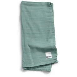Elodie Bamboe Mousseline Deken Mineraal Green