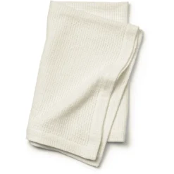 Elodie Gebreide Deken Vanille White