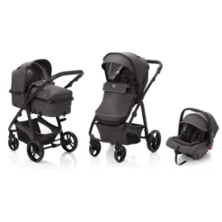 Fill Kinderwagen Set Panther Donkergrijs Melange
