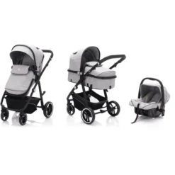 Fill Kinderwagen Set Panther Elite Lichtgrijs Melange