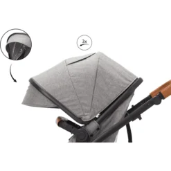 Fill Kinderwagen Set Panther Lichtgrijs Melange -Jollein Winkel fill kinderwagen set panther lichtgrijs melange a267521 4