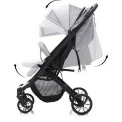 Fill Kinderwagen Style R Elite Lichtgrijs Gemêleerd -Jollein Winkel fill kinderwagen style r elite lichtgrijs gemeleerd a411204 3
