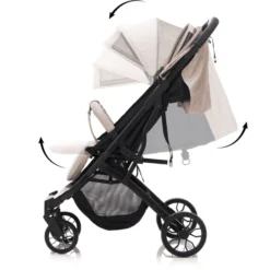 Fill Kinderwagen Style R Elite Sand Melange -Jollein Winkel fill kinderwagen style r elite sand melange a411206 3