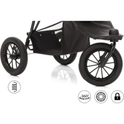 Fillikid Wandelwagen Jogger Donkergrijs Gemêleerd -Jollein Winkel fillikid wandelwagen jogger donkergrijs gemeleerd a299726 3