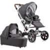 GESSLEIN Combi Kinderwagen F10 Air+, Antraciet / Patroon