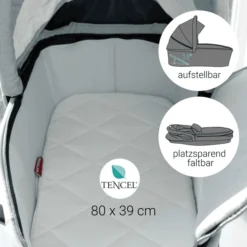 GESSLEIN Combi Kinderwagen F4 Air+, Marine Gevlekt 9 GESSLEIN Combi Kinderwagen F4 Air+, Marine Gevlekt -Jollein Winkel gesslein combi kinderwagen f4 air marine gevlekt a380324 4