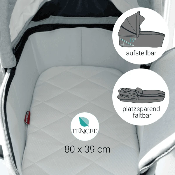 GESSLEIN FX4 Life Combi Kinderwagen, Antraciet / Star 5 GESSLEIN FX4 Life Combi Kinderwagen, Antraciet / Star - Afbeelding 5