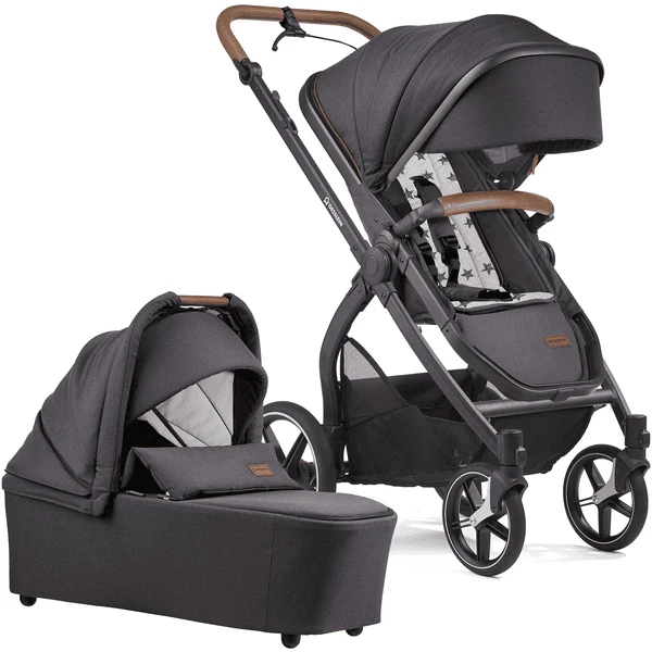 GESSLEIN FX4 Life Combi Kinderwagen, Antraciet / Star 1 GESSLEIN FX4 Life Combi Kinderwagen, Antraciet / Star