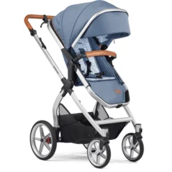 GESSLEIN FX4 Life Combi Kinderwagen, Medium Blauw / Palmboom -Jollein Winkel gesslein fx4 life combi kinderwagen medium blauw palmboom a379685 3