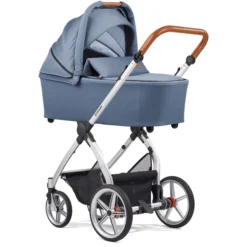 GESSLEIN FX4 Life Combi Kinderwagen, Medium Blauw / Palmboom -Jollein Winkel gesslein fx4 life combi kinderwagen medium blauw palmboom a379685 4