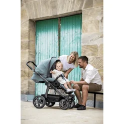 Hartan Kinderwagen Racer GTS Met Handrem Causal Collection Bunny Dots (900) Framekleur Platina -Jollein Winkel hartan kinderwagen racer gts met handrem causal collection bunny dots 900 framekleur platina a391434 1