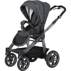 Hartan Kinderwagen ROCK IT GTR Met Handrem Casual Collectie Blauw Stone (908) Framekleur Platina