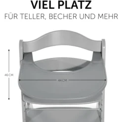 Hauck Alpha Eettafel Click Dienblad Grijs -Jollein Winkel hauck alpha eettafel click dienblad grijs a371669 3