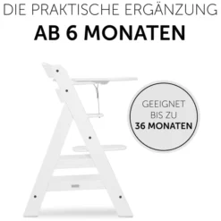 Hauck Alpha Eettafel Click Dienblad White -Jollein Winkel hauck alpha eettafel click dienblad white a371667 4