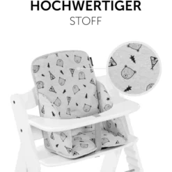 Hauck Kinderstoelhoes Alpha Cosy Select Nordic Grijs -Jollein Winkel hauck kinderstoelhoes alpha cosy select nordic grijs a371647 3