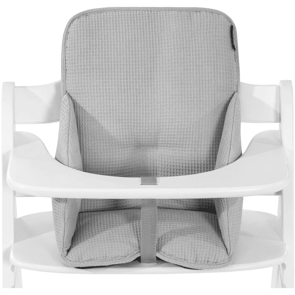 Hauck Kinderstoelkussen Alpha Cosy Select Waffle Piqué Grijs 1 Hauck Kinderstoelkussen Alpha Cosy Select Waffle Piqué Grijs