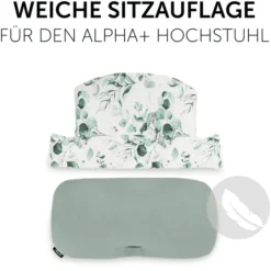 Hauck Select Jersey Kinderstoelhoes Leaves Mint -Jollein Winkel hauck select jersey kinderstoelhoes leaves mint a371599 2