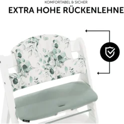 Hauck Select Jersey Kinderstoelhoes Leaves Mint -Jollein Winkel hauck select jersey kinderstoelhoes leaves mint a371599 4