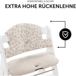 Hauck Selecteer Mousseline Leo Kinderstoelhoes Natural -Jollein Winkel hauck selecteer mousseline leo kinderstoelhoes natural a371600 4