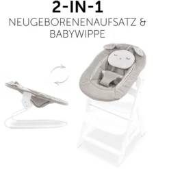 Hauck Wipstoeltje Alpha Bouncer 2in1 Powder Bunny Beige Bloom -Jollein Winkel hauck wipstoeltje alpha bouncer 2in1 powder bunny beige bloom a372181 2