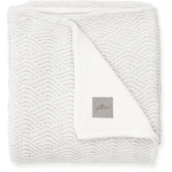 Jollein Deken River Knit Cream White Coral Fleece 100 X 150 Cm