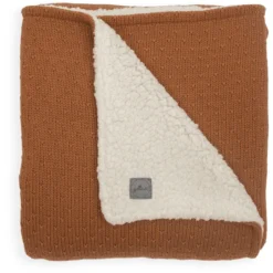 Jollein Gebreide Deken Teddy Bliss Caramel 75 X 100cm