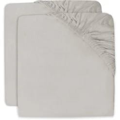 Jollein Hoeslaken Jersey 40/50x80/90cm Nougat (2pak)