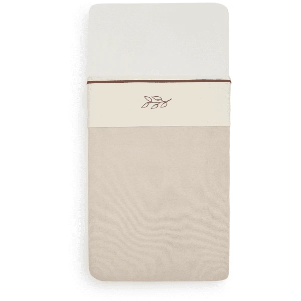 Jollein Ledikantlaken 120x150cm - Meadow - Kastanje 1 Jollein Ledikantlaken 120x150cm - Meadow - Kastanje