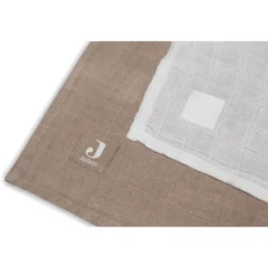 Jollein Set Van 2 Bamboe Katoenen Gaasluiers 115x115cm Biscuit/Ivory -Jollein Winkel jollein set van 2 bamboe katoenen gaasluiers 115x115cm biscuit ivory a383967 3