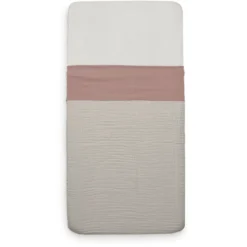 Jollein Wieglaken 75x100 Cm - Gerimpeld - Rozenhout -Jollein Winkel jollein wieglaken 75x100 cm gerimpeld rozenhout a325165 3