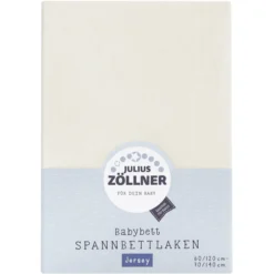JULIUS ZÖLLNER Hoeslaken Jersey Ecru -Jollein Winkel julius zoellner hoeslaken jersey ecru a087069 3