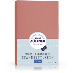 JULIUS ZÖLLNER Hoeslaken Jersey Terra 40 X 90 Cm