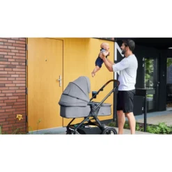 Kinderkraft Kinderwagen 3 In 1 B-TOUR Black -Jollein Winkel kinderkraft kinderwagen 3 in 1 b tour black a371065 1