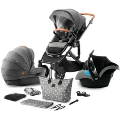 Kinderkraft Kinderwagen Prime 2020 3 In 1 Grey