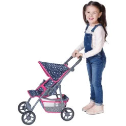 Knorr® Toys Poppenbuggy Liba - Star Blue -Jollein Winkel knorr toys poppenbuggy liba star blue a262310 2